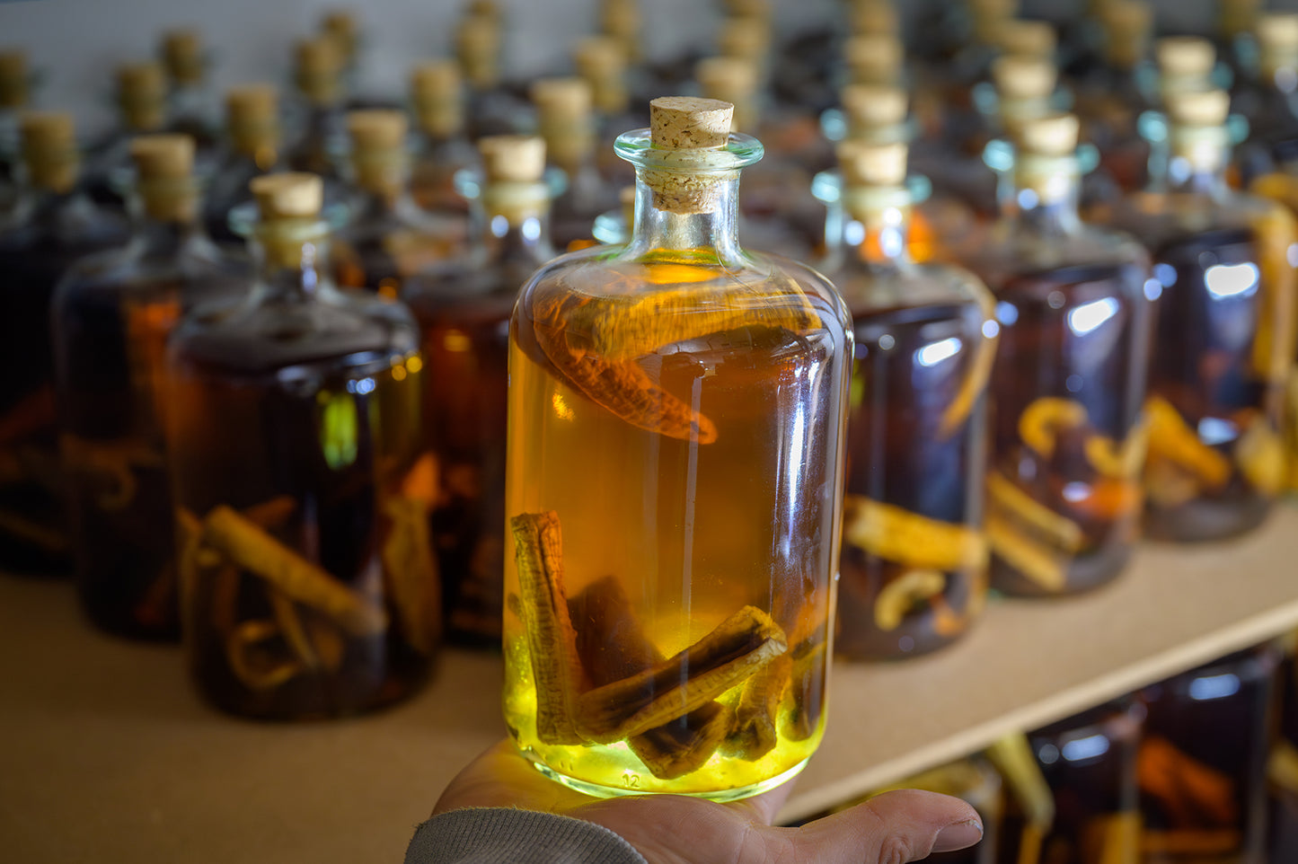 Rhum arrangé Banane / vanille - 35cl
