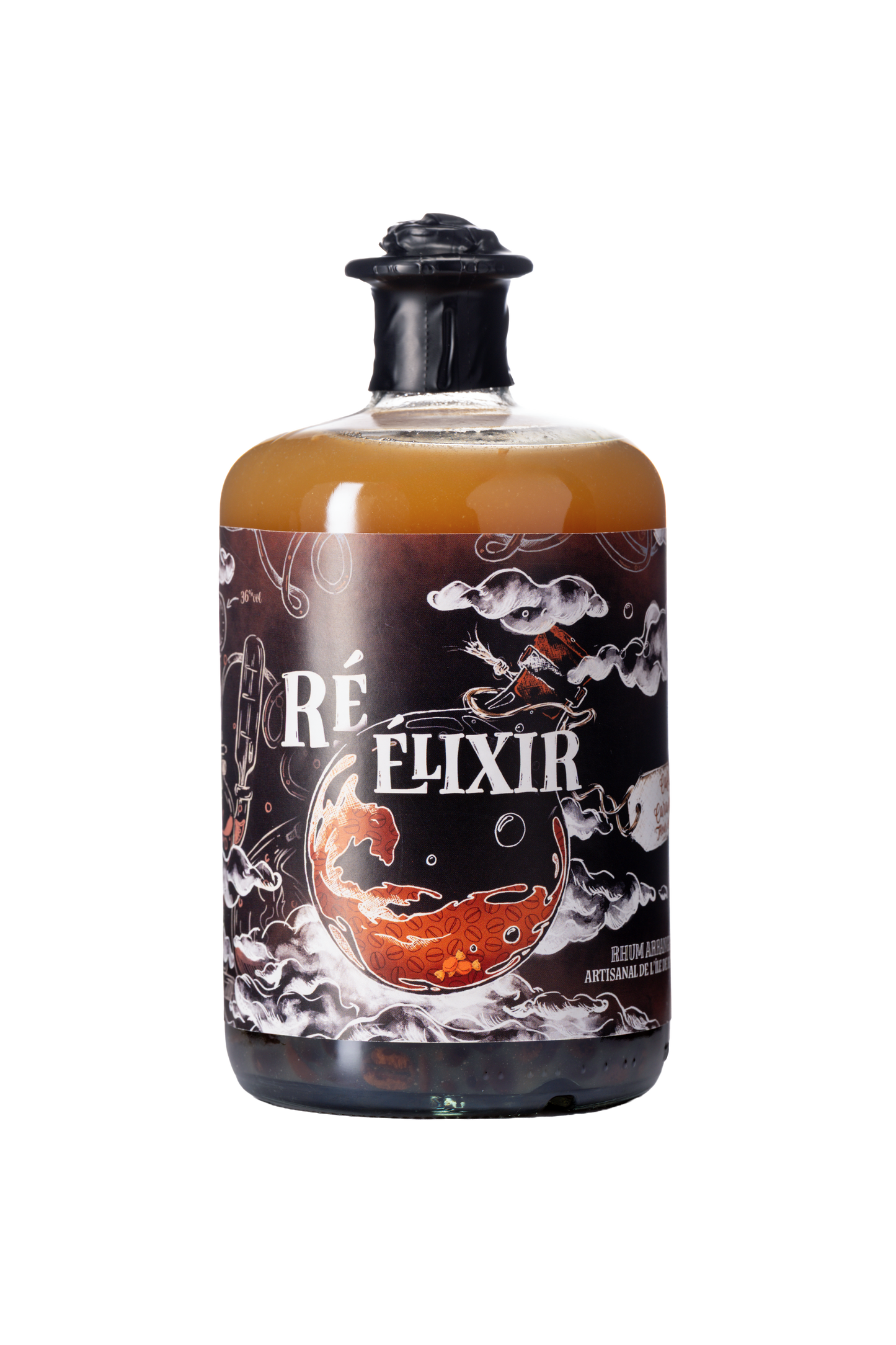 Rhum arrangé Café / Caramel "fleur de sel"- 70 cl