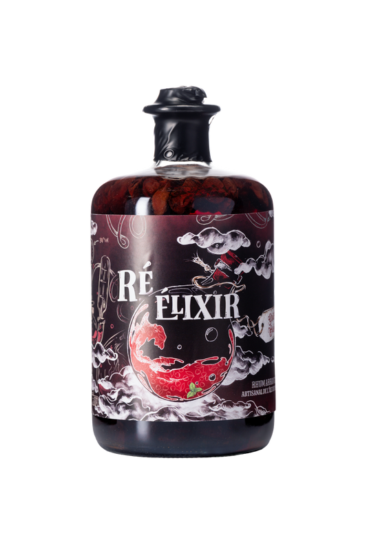 Rhum arrangé Griotte / Basilic - 35 cl
